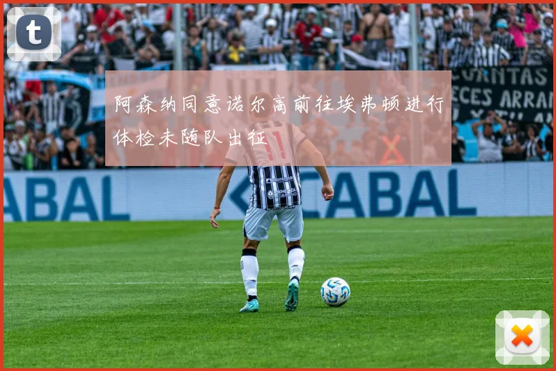 阿森纳同意诺尔高前往埃弗顿进行体检未随队出征